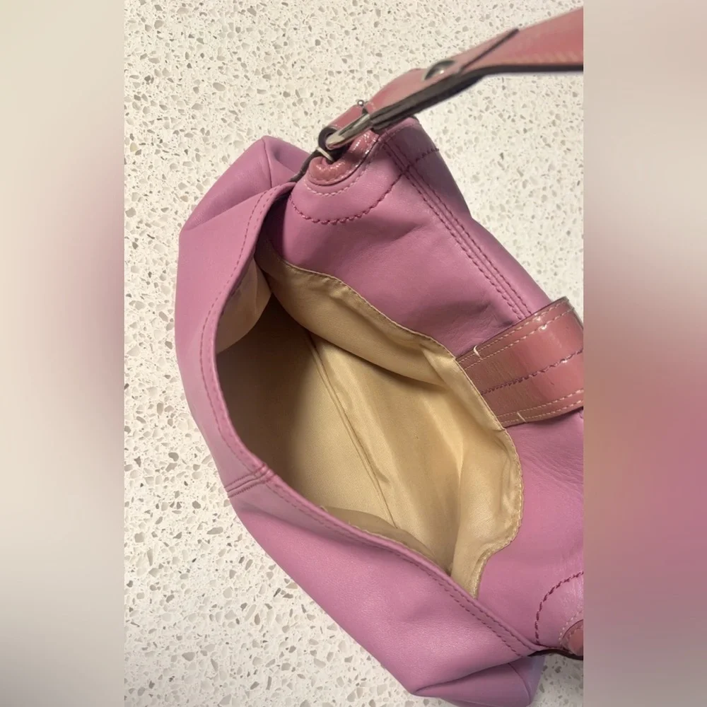 Pink Coach Leather Soho/Shoulder Bag - Picture 3 of 5